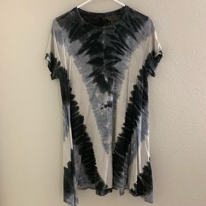 SMYM Mellow Blue Tie Dye Tunic